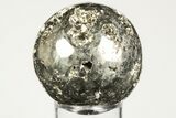 Polished Pyrite Sphere - Peru #193032-1